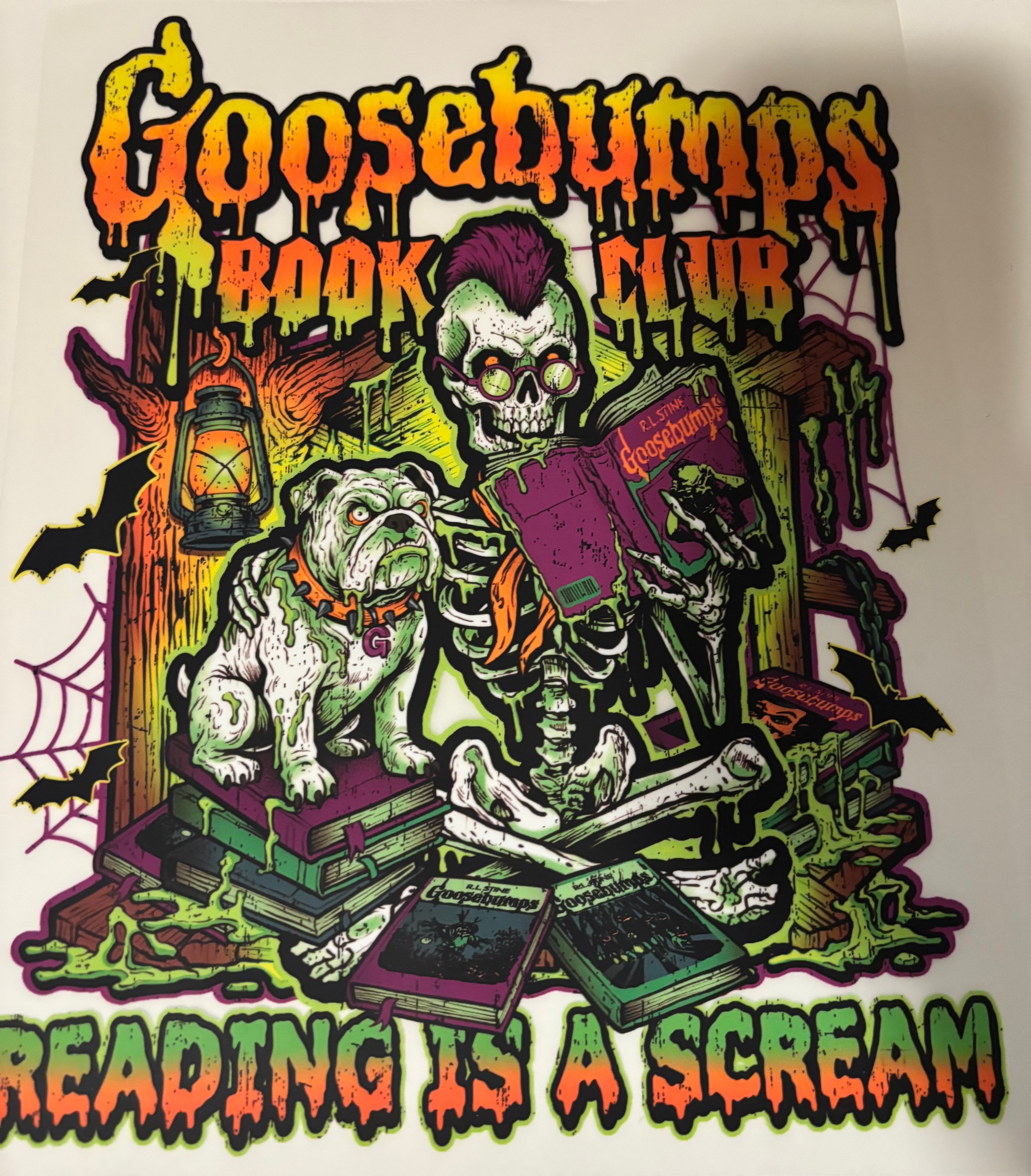 Goosebumps Book Club Tee Design