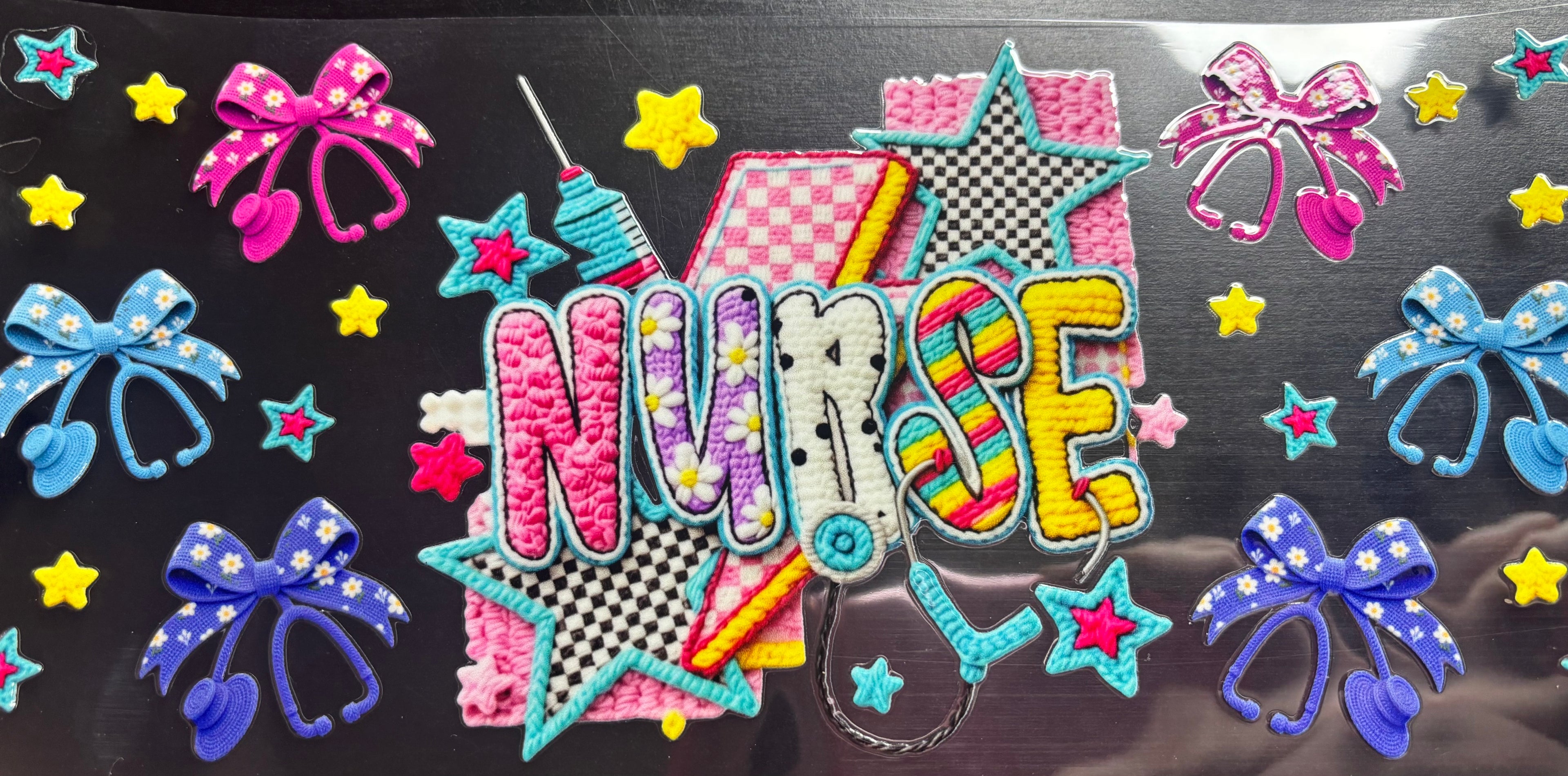 16 Oz Faux Yawn Nurse Cup Wrap