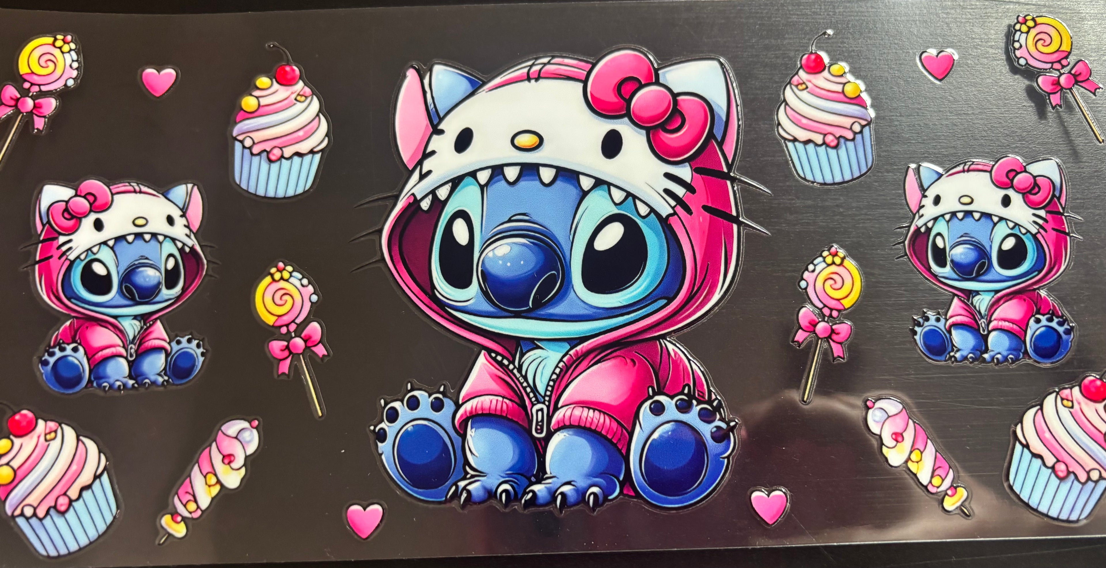 16 Oz Hello Kitty Stitch Cup Wrap