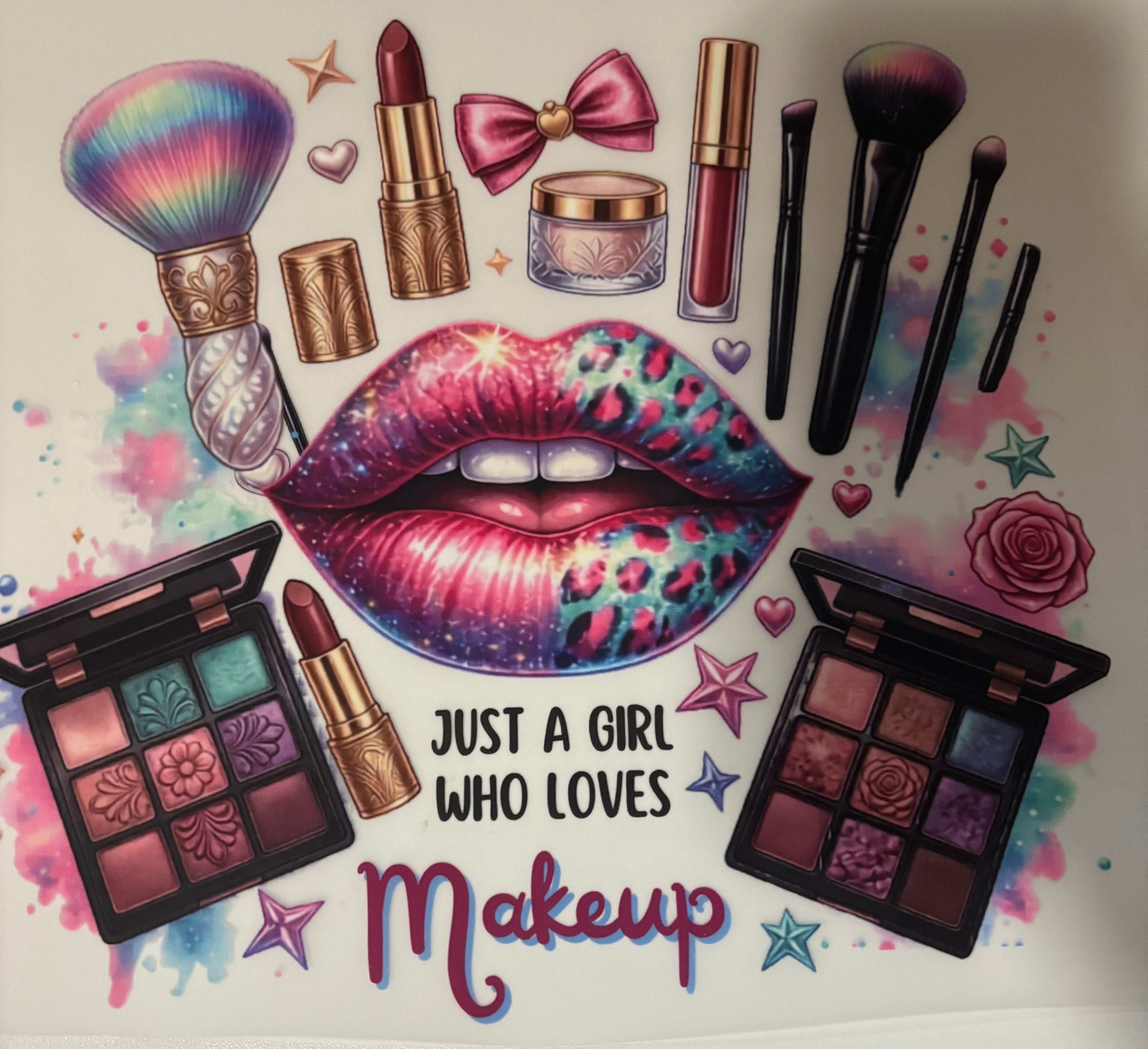 Just A Girl Whol Loves Make up Tee Design