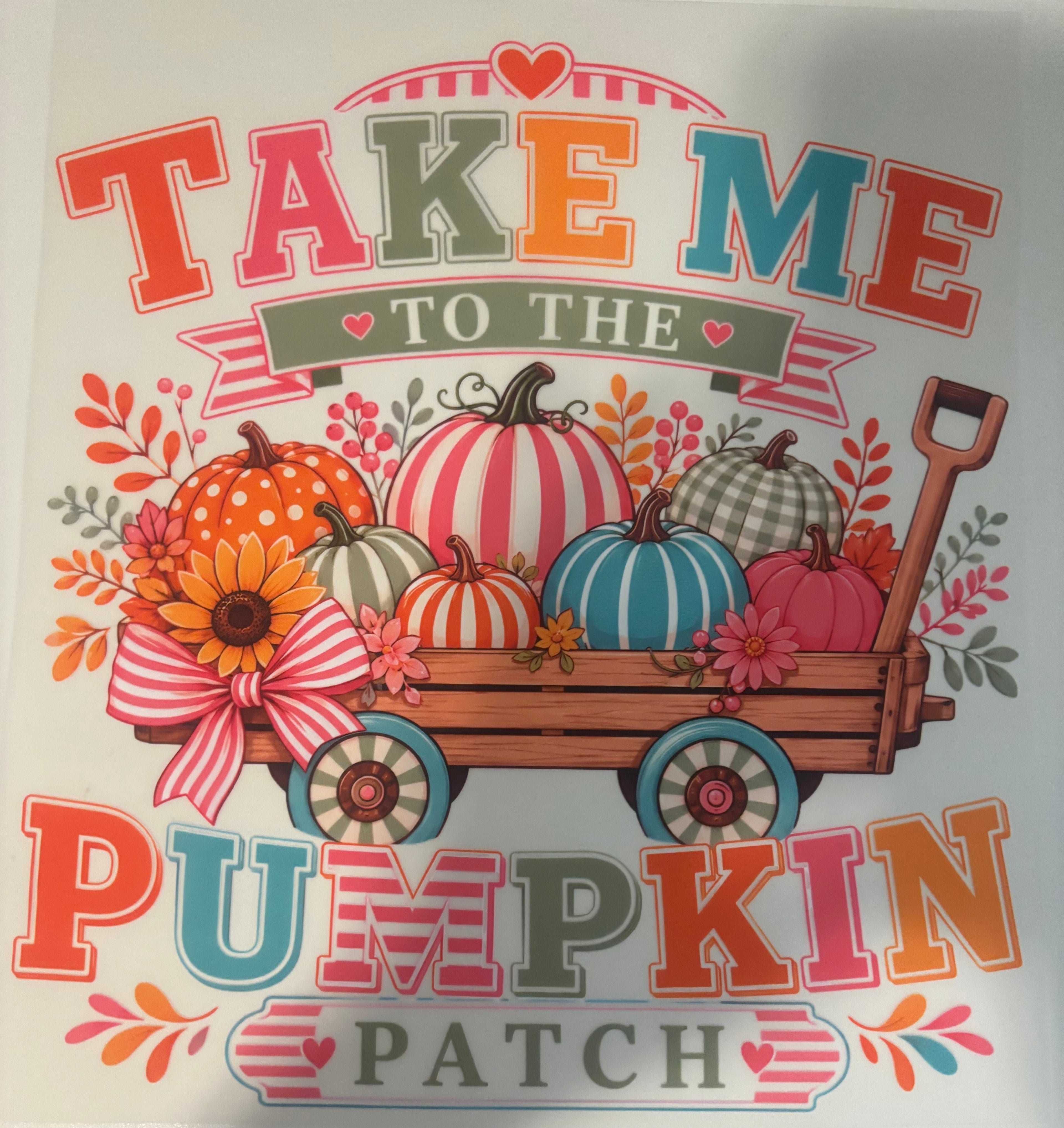Take me to the pumpkin patch tee design