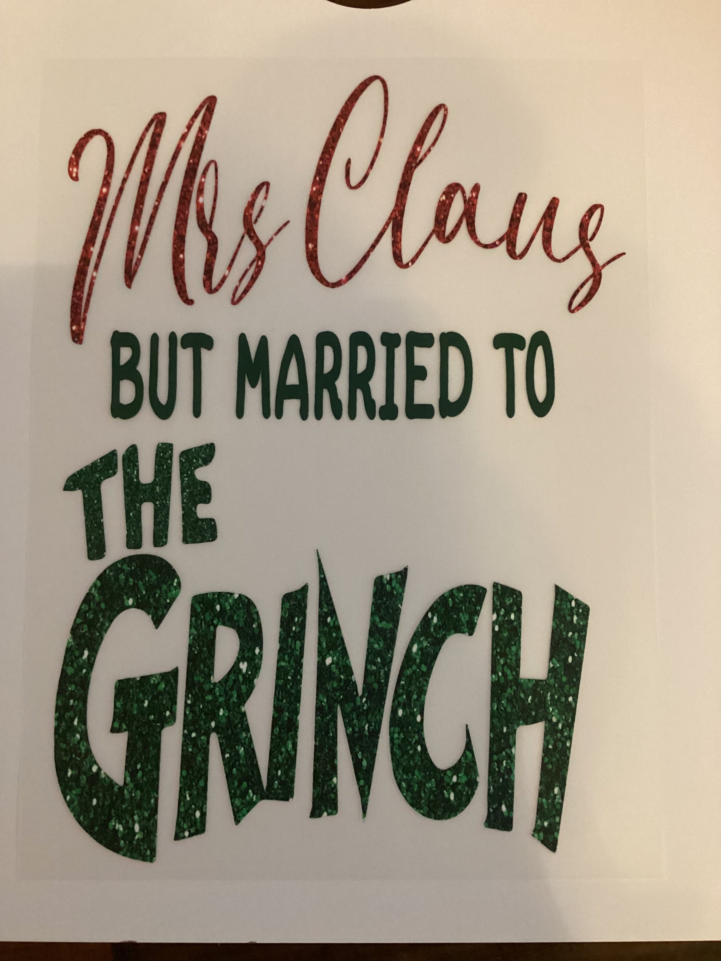 Mrs. clause married to the grinch
