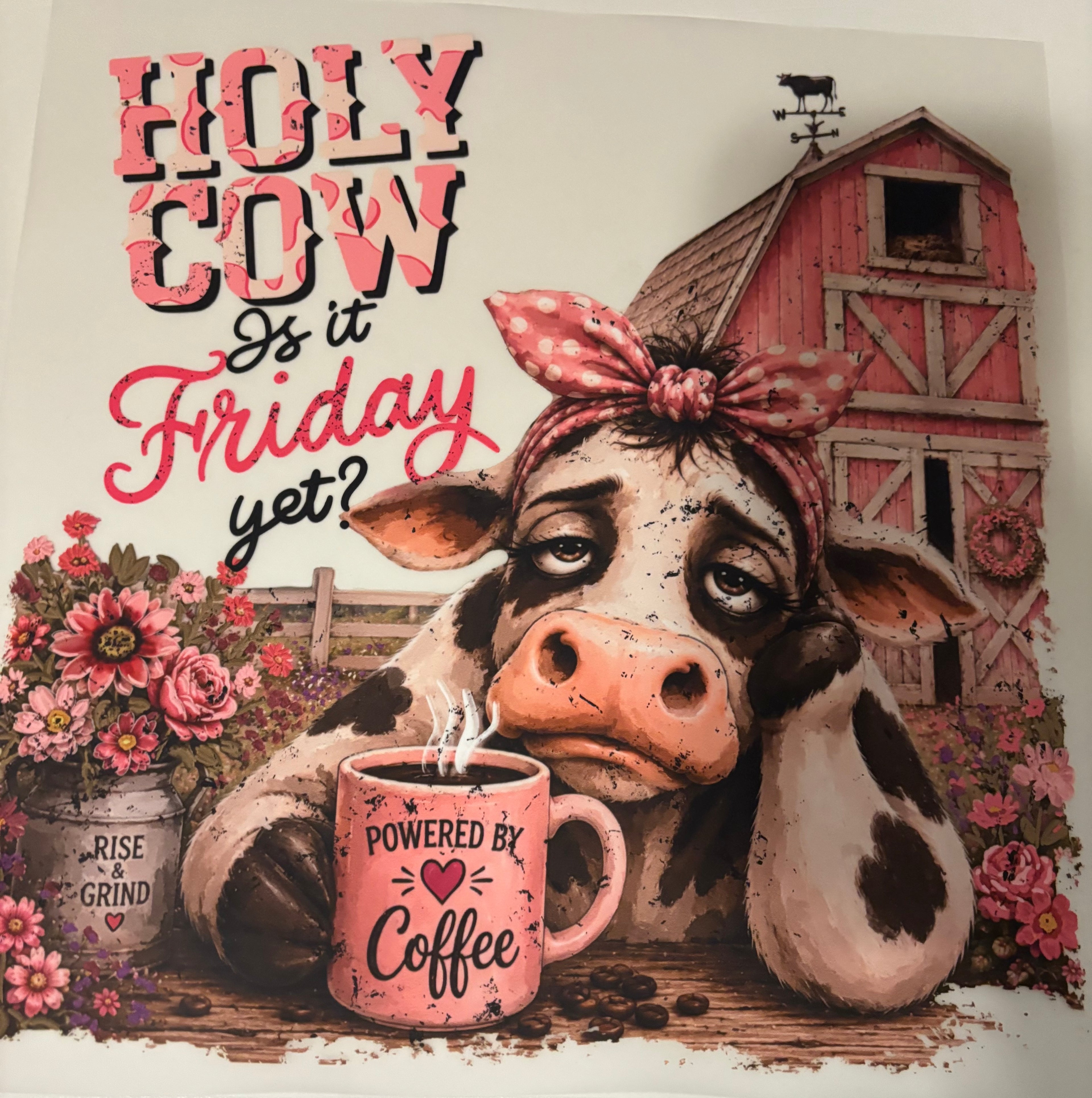 Holy Cow Is It Friday Yet? Tee Design