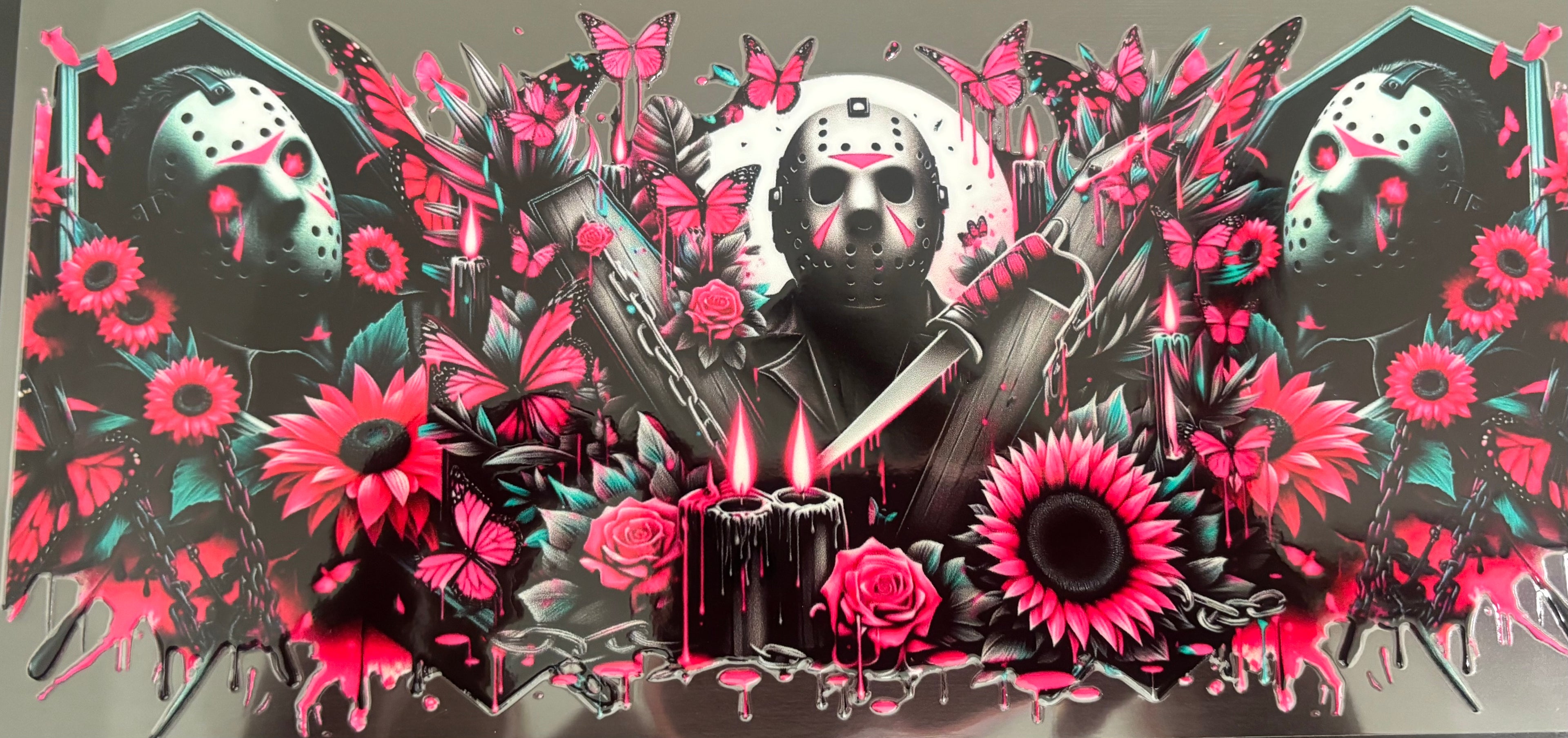 16 oz 3 head Pink boys