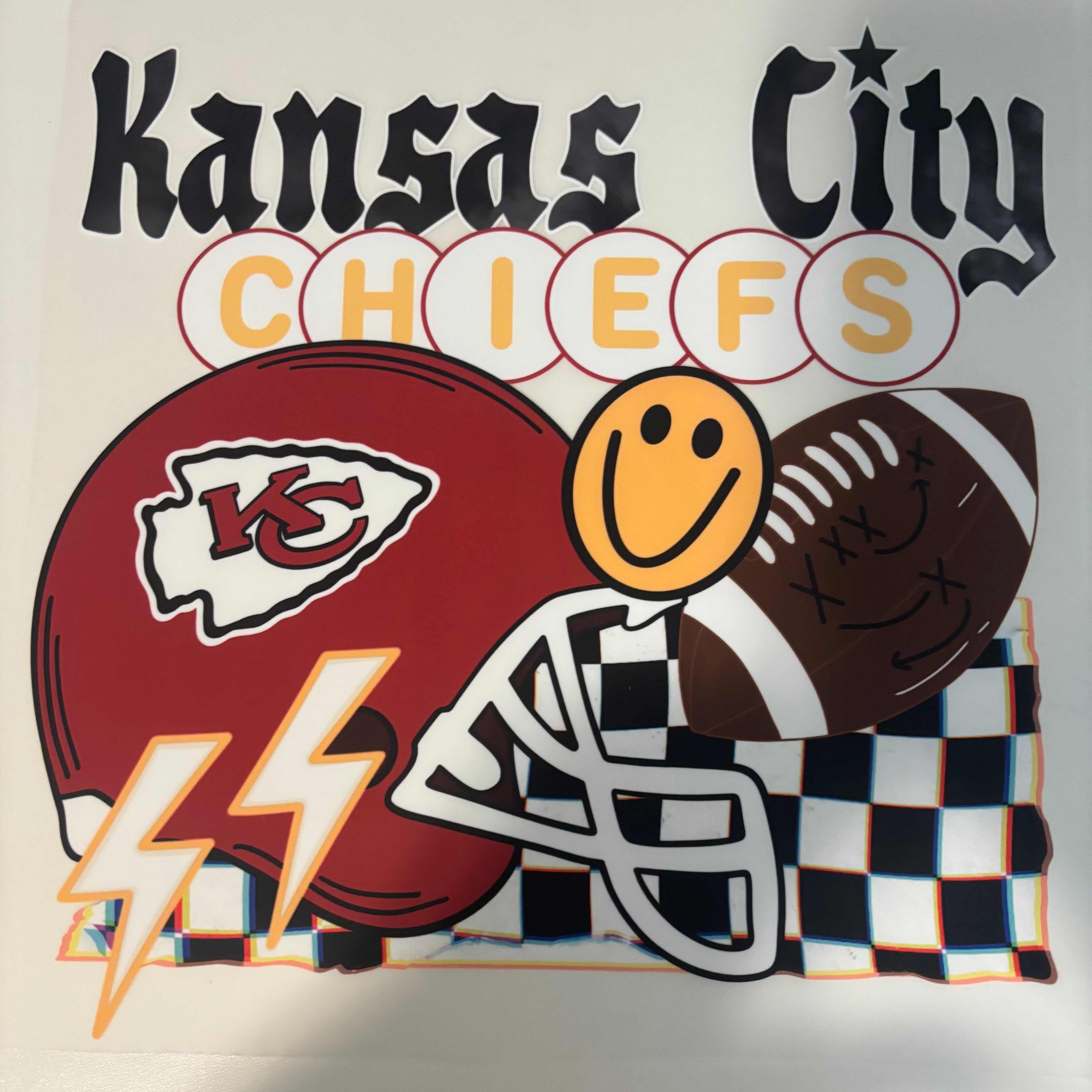 Chiefs Smiley Tee Design