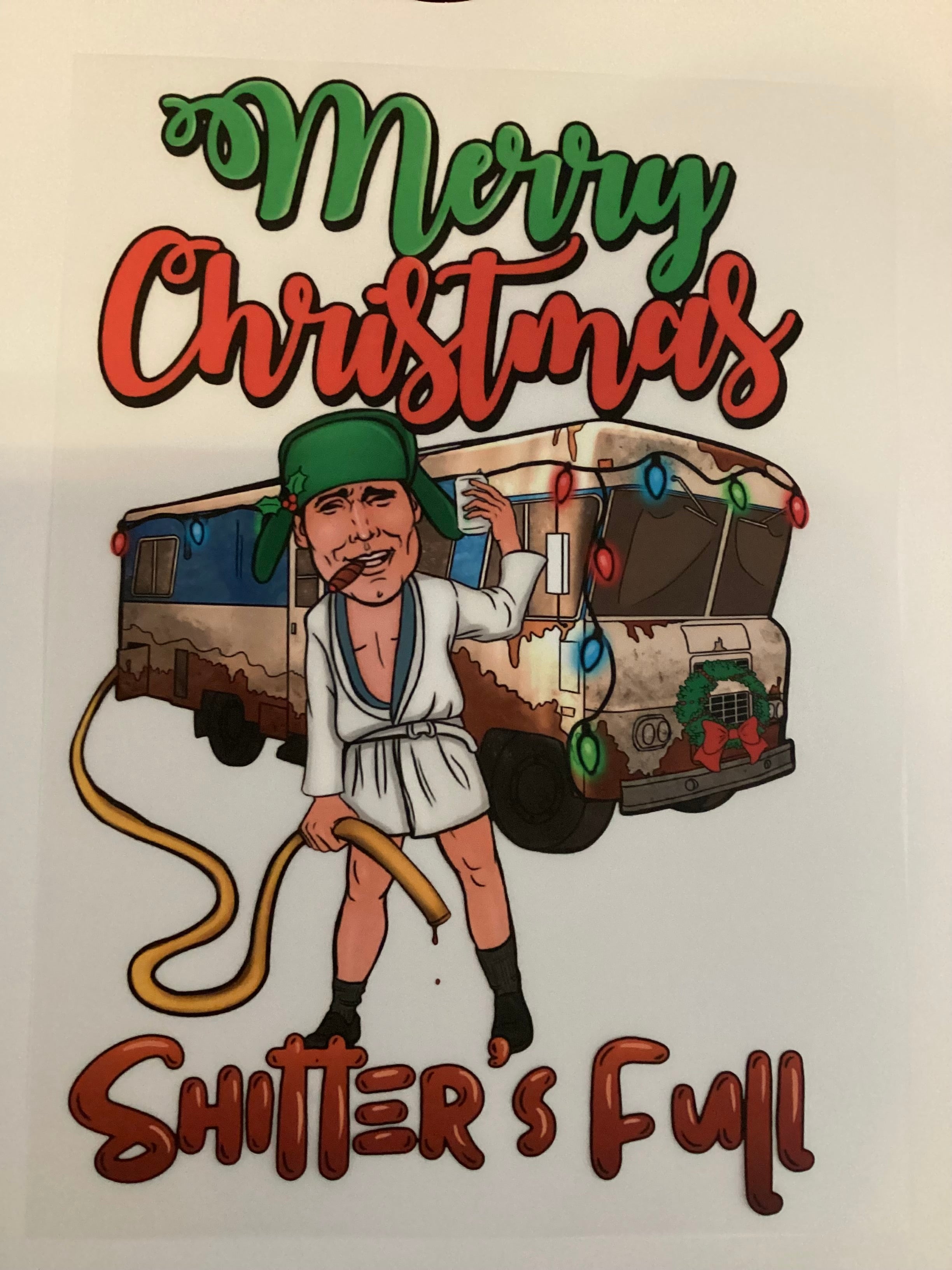 Merry Christmas the shitter Is full