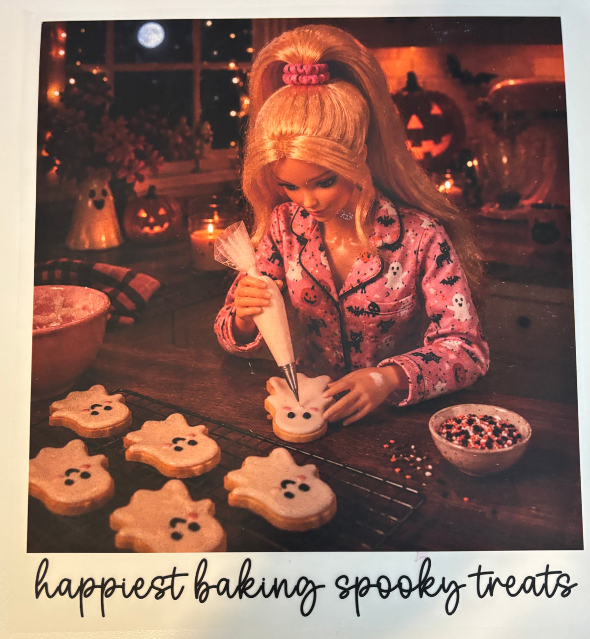 Barbie Happiest Baking Spooky Treats Tee Design