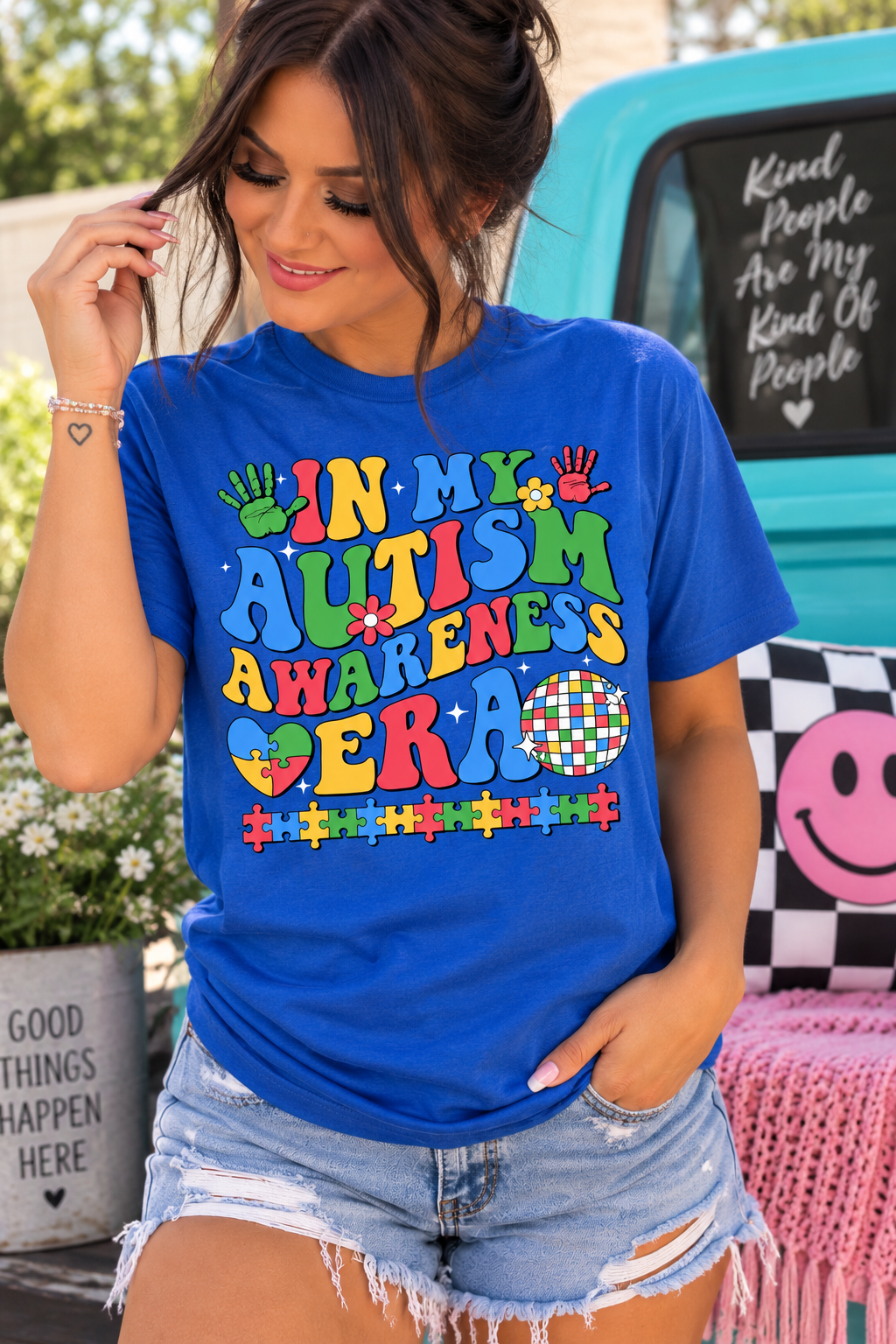In my Autism Era Tee!