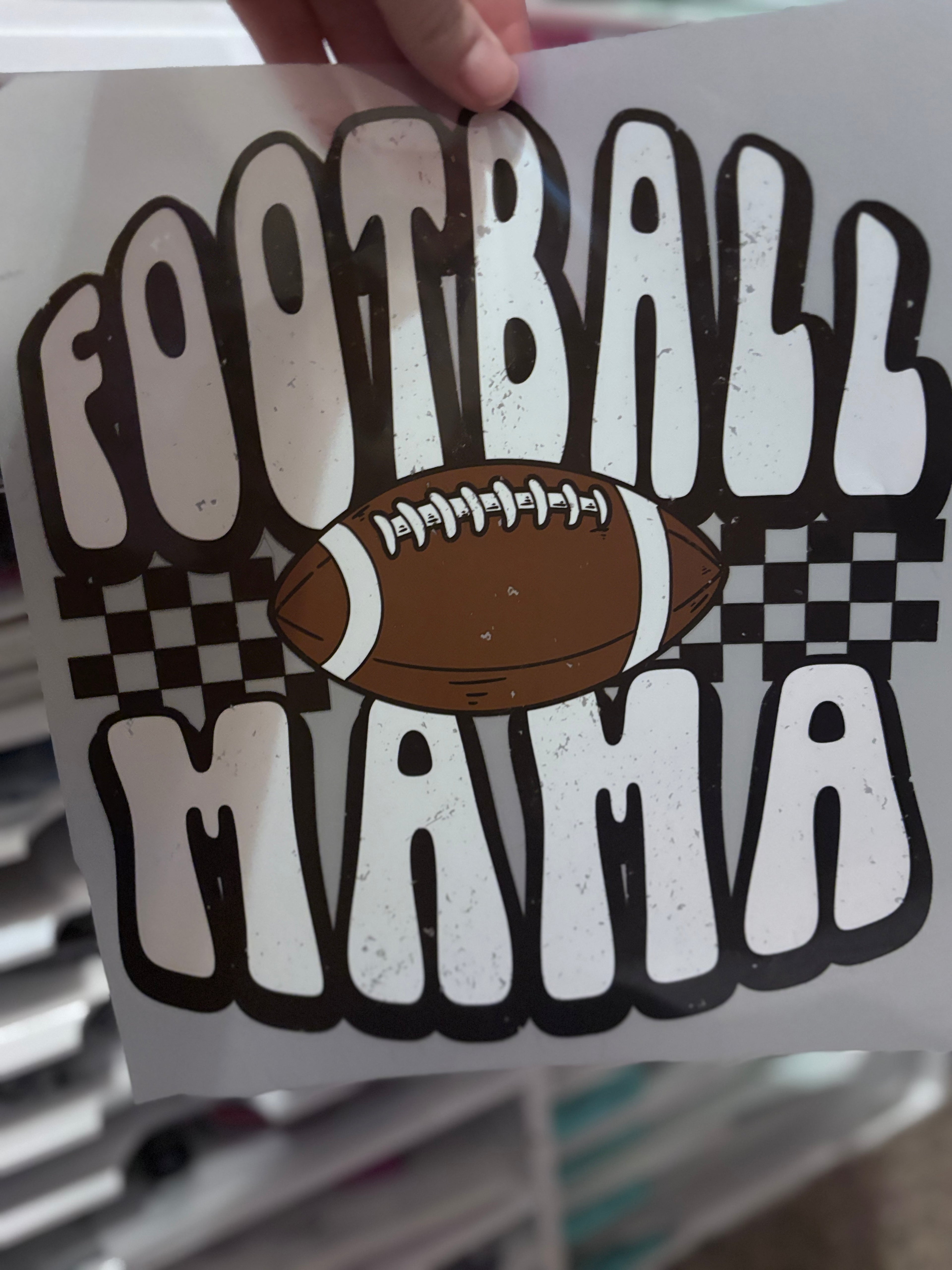 White Football Mama