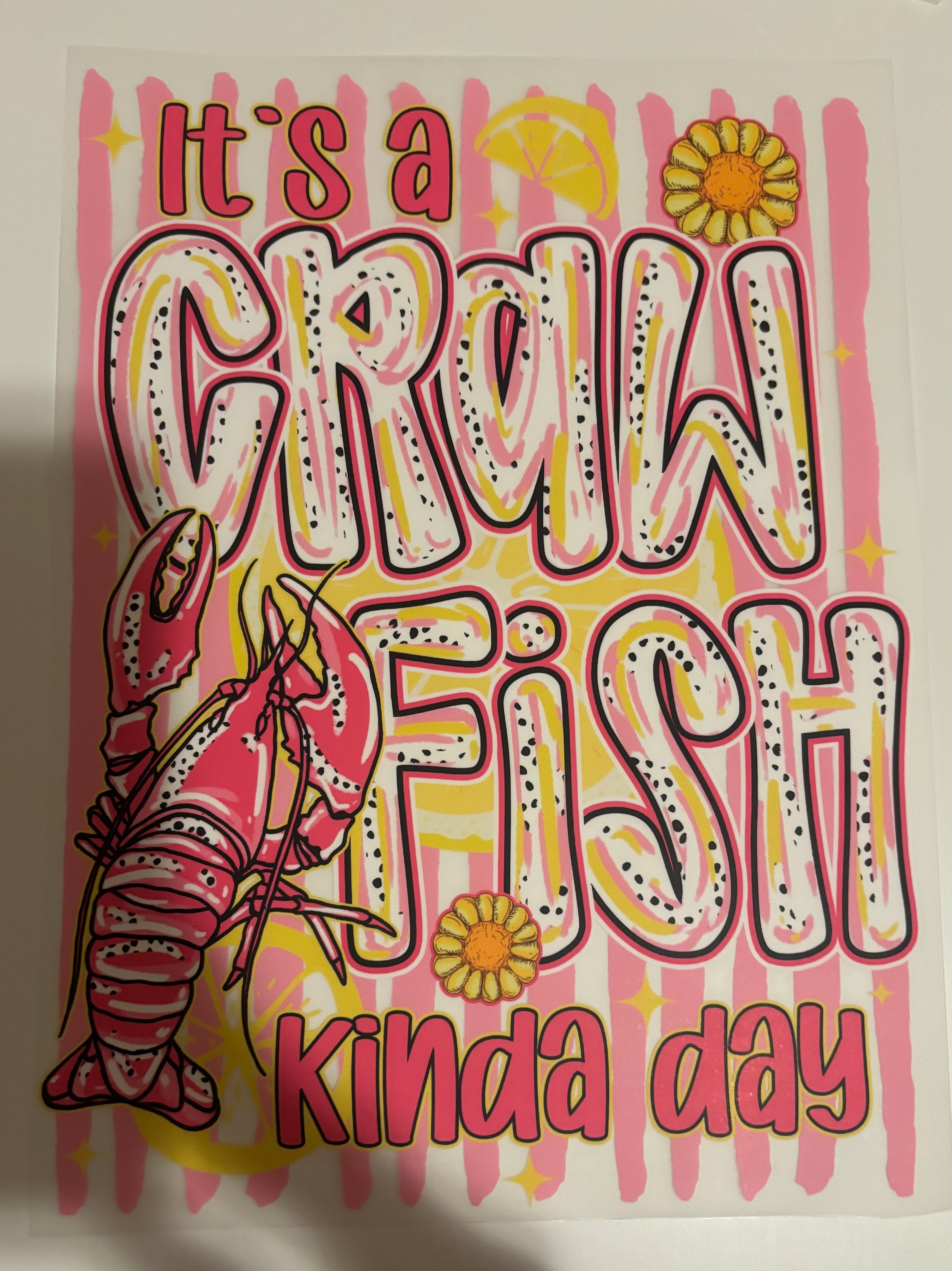 It’s a crawfish kinda day tee design