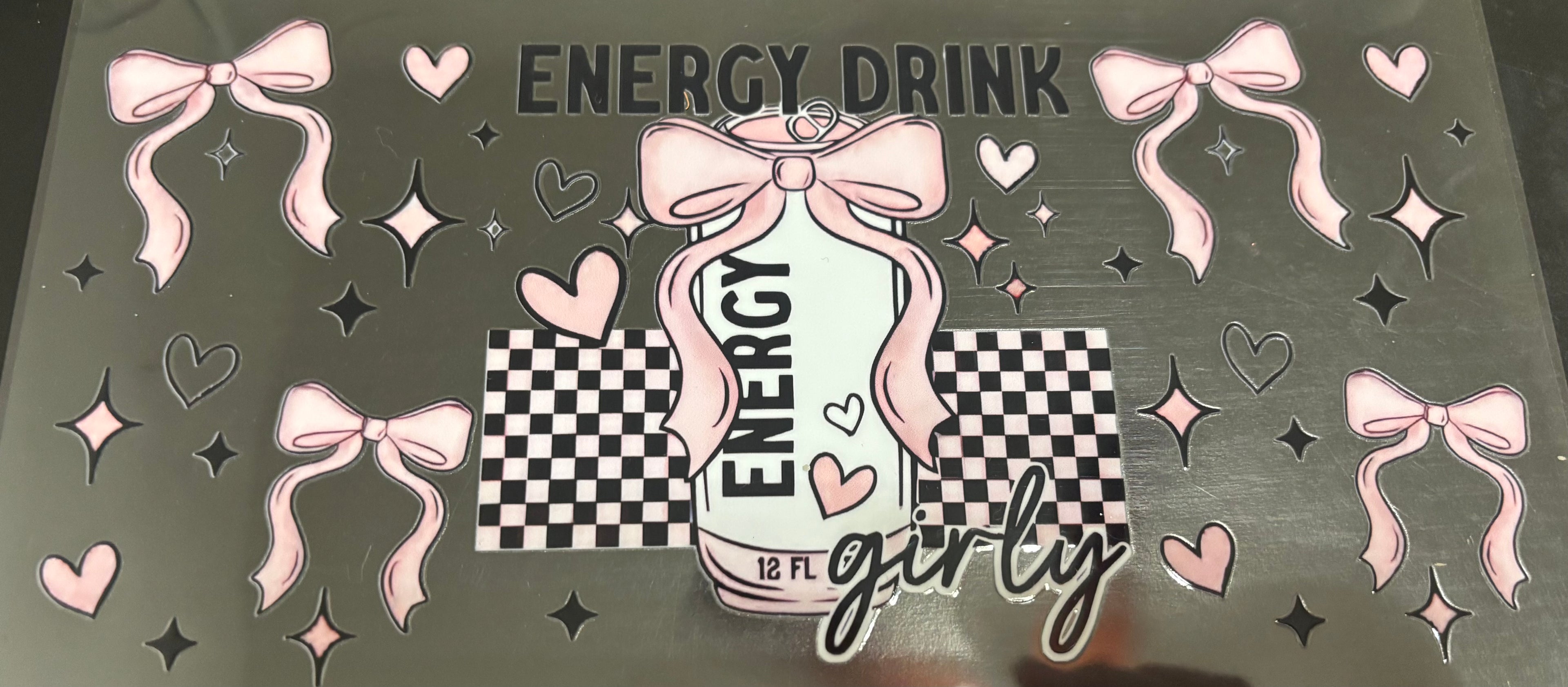 16 oz energy drink Girly