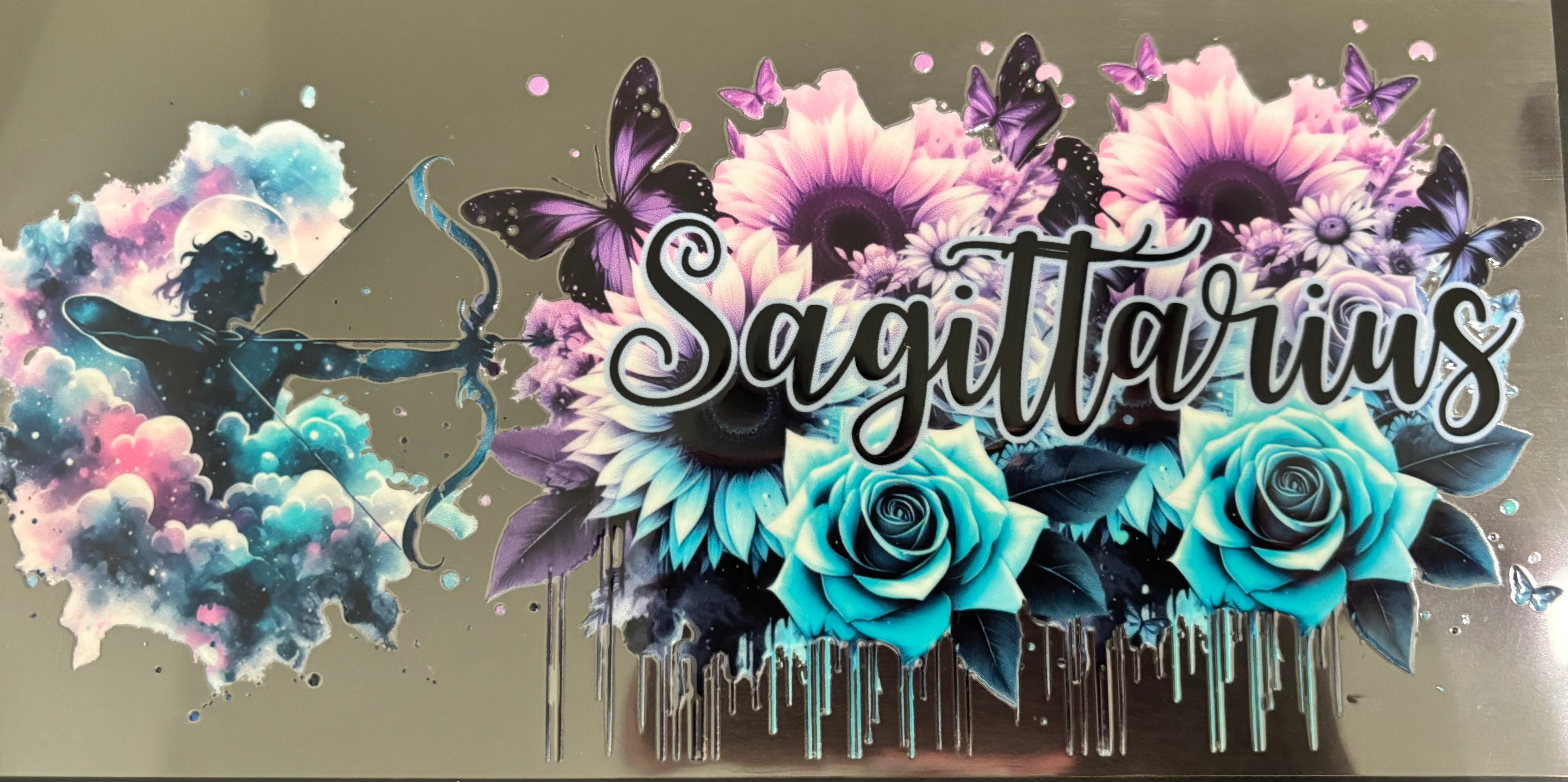 16 oz Sagittarius purple collection