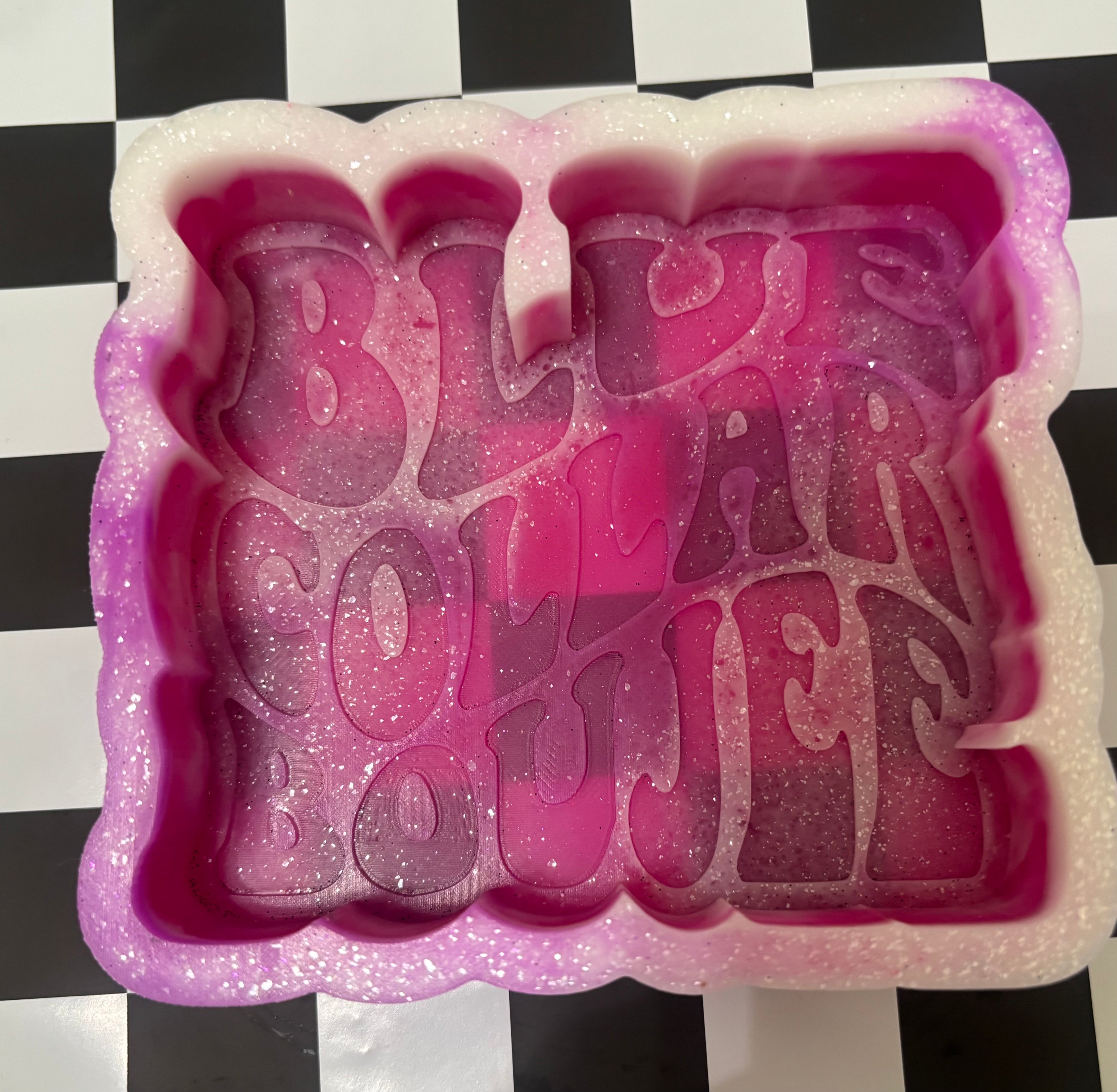 Custom blue collar boujee mold