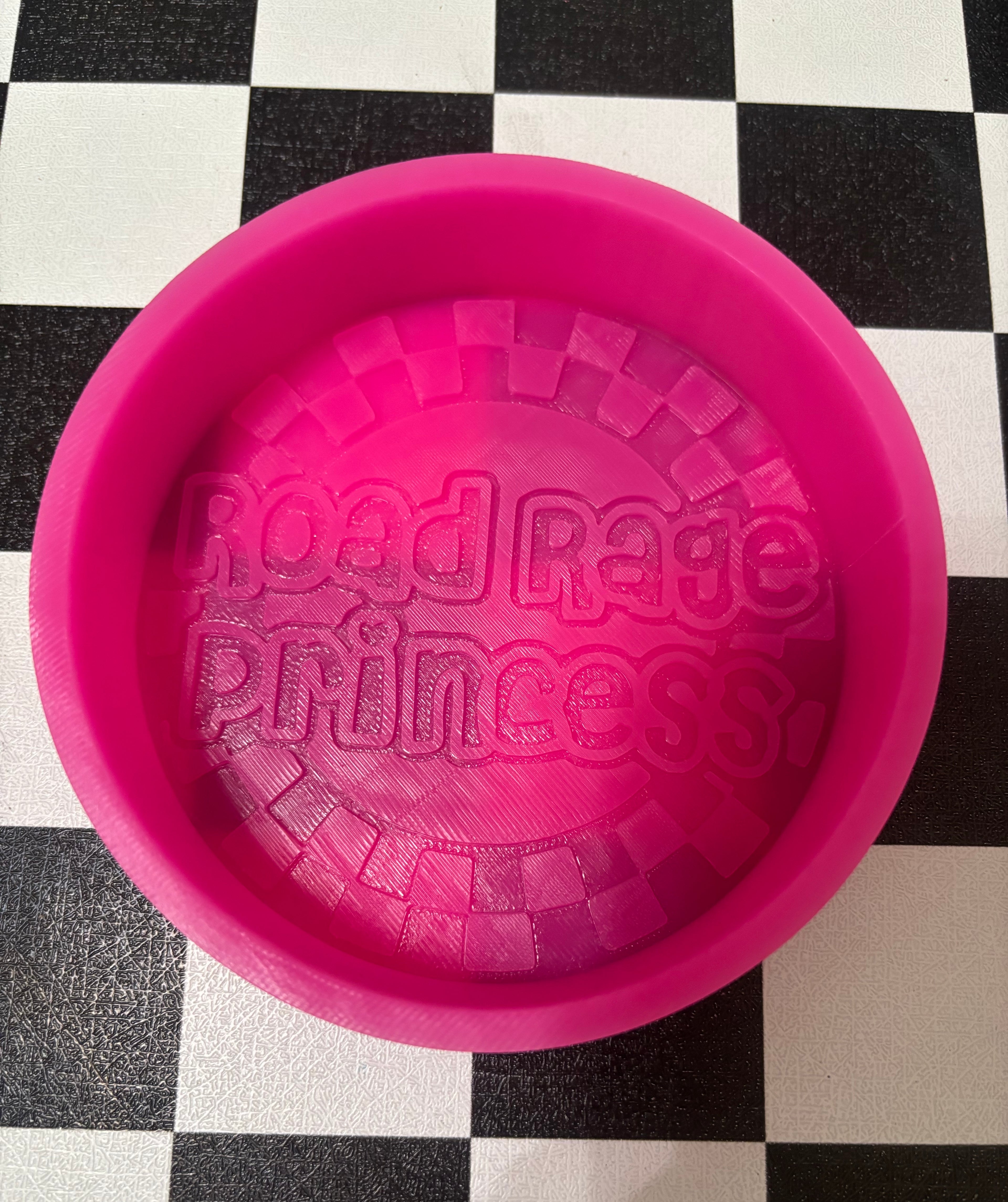 Custom road rage princess freshie mold