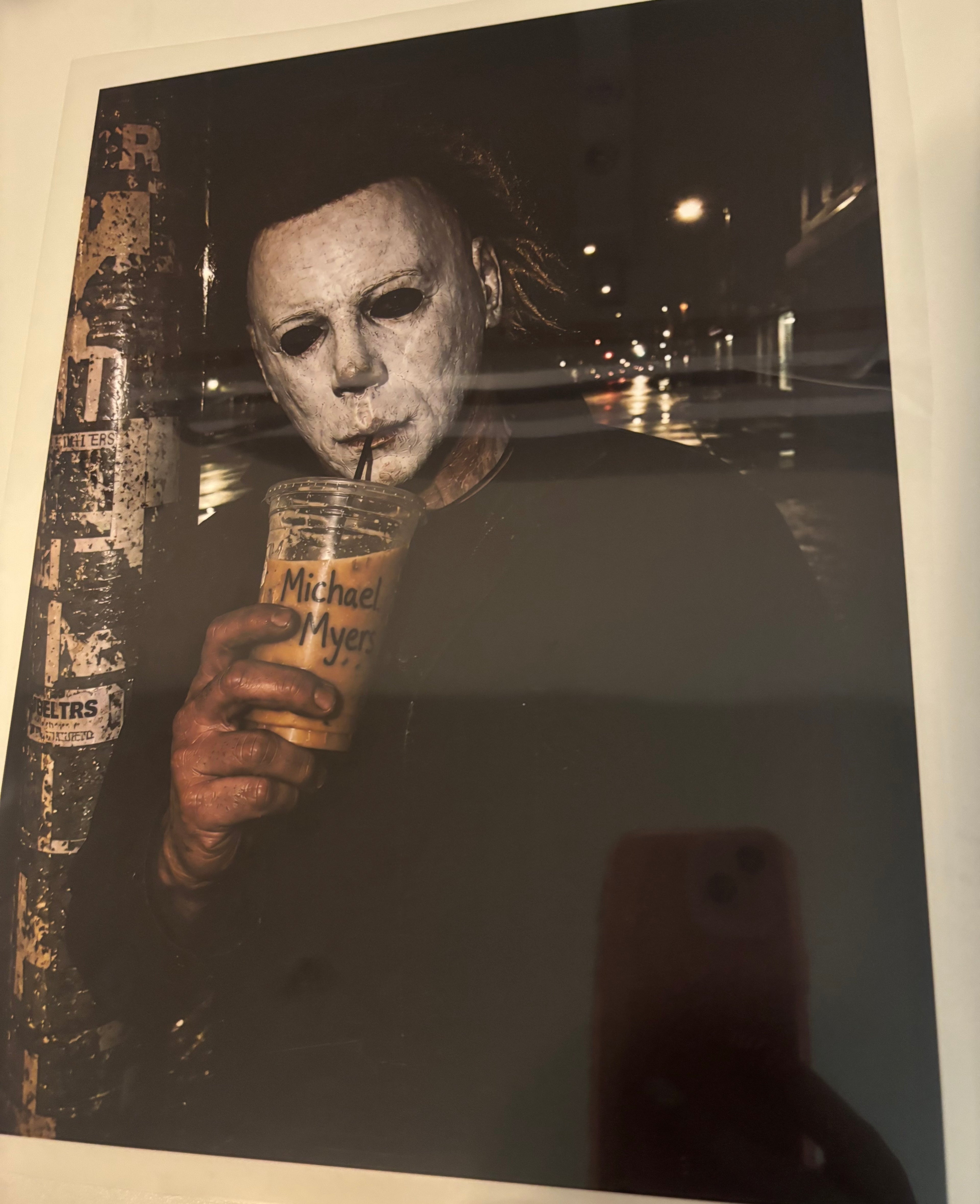 Michael Myers Coffee Cup Tee Design