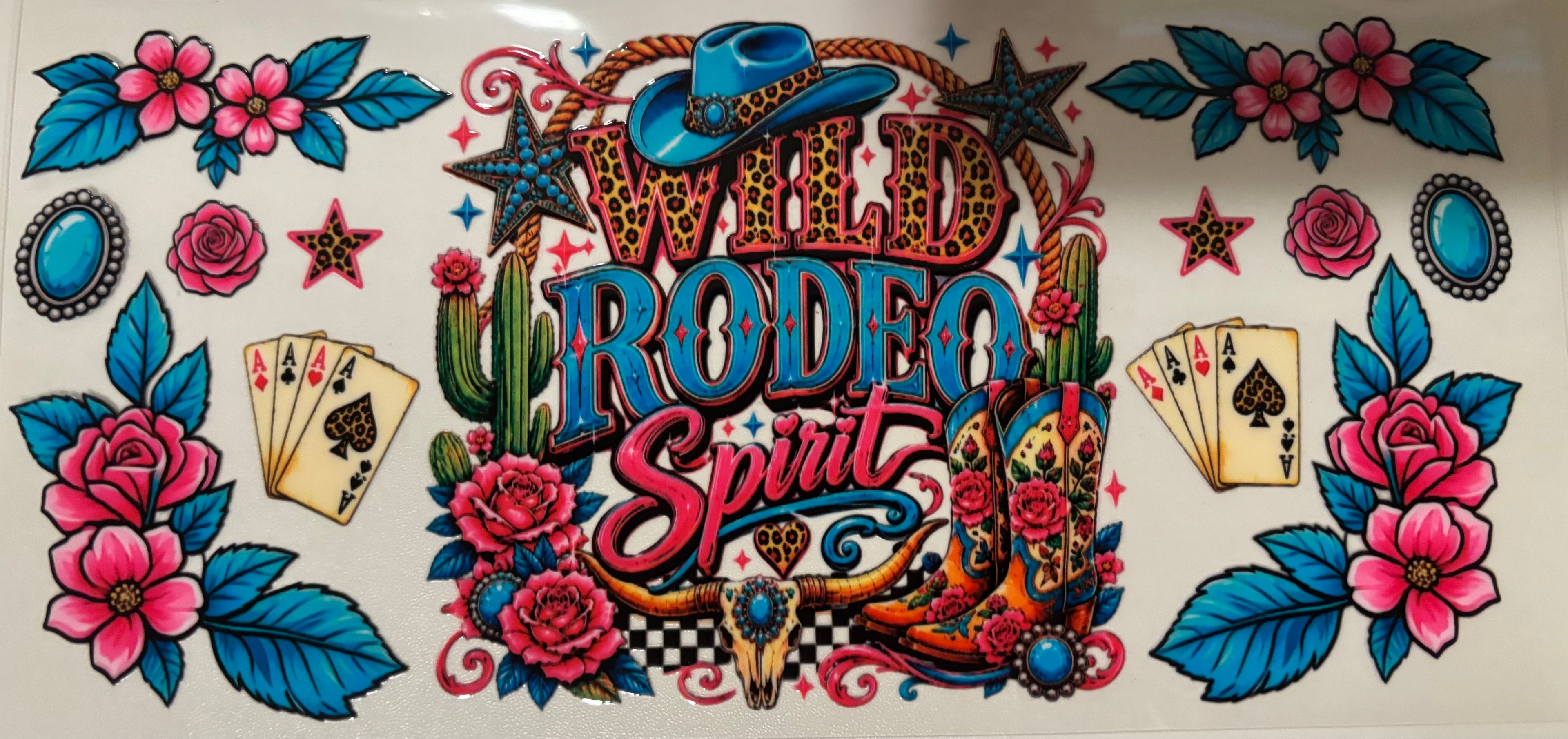 16 oz Wild Rodeo Spirit wrap