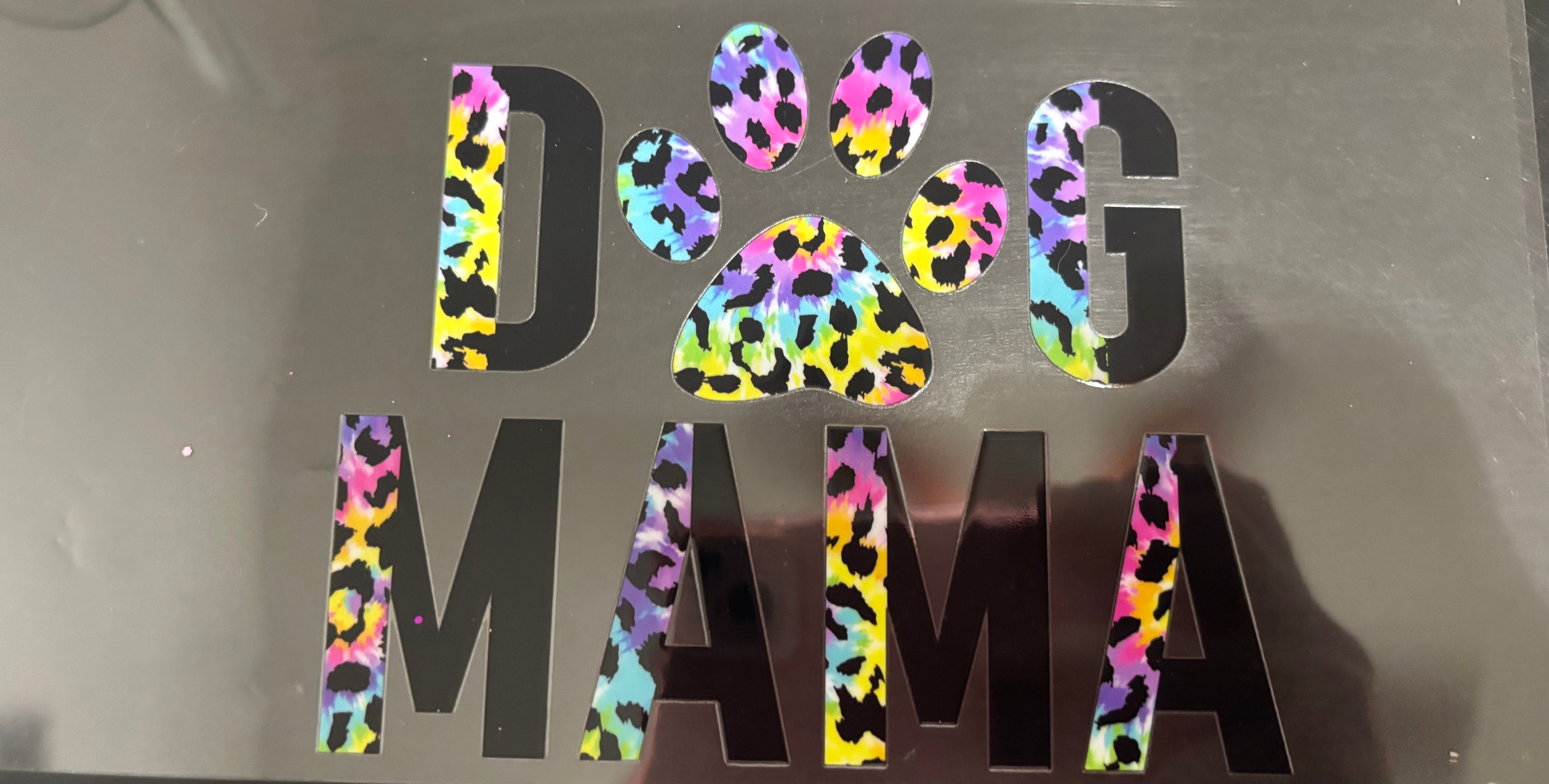 16 oz Colorful Dog Mama