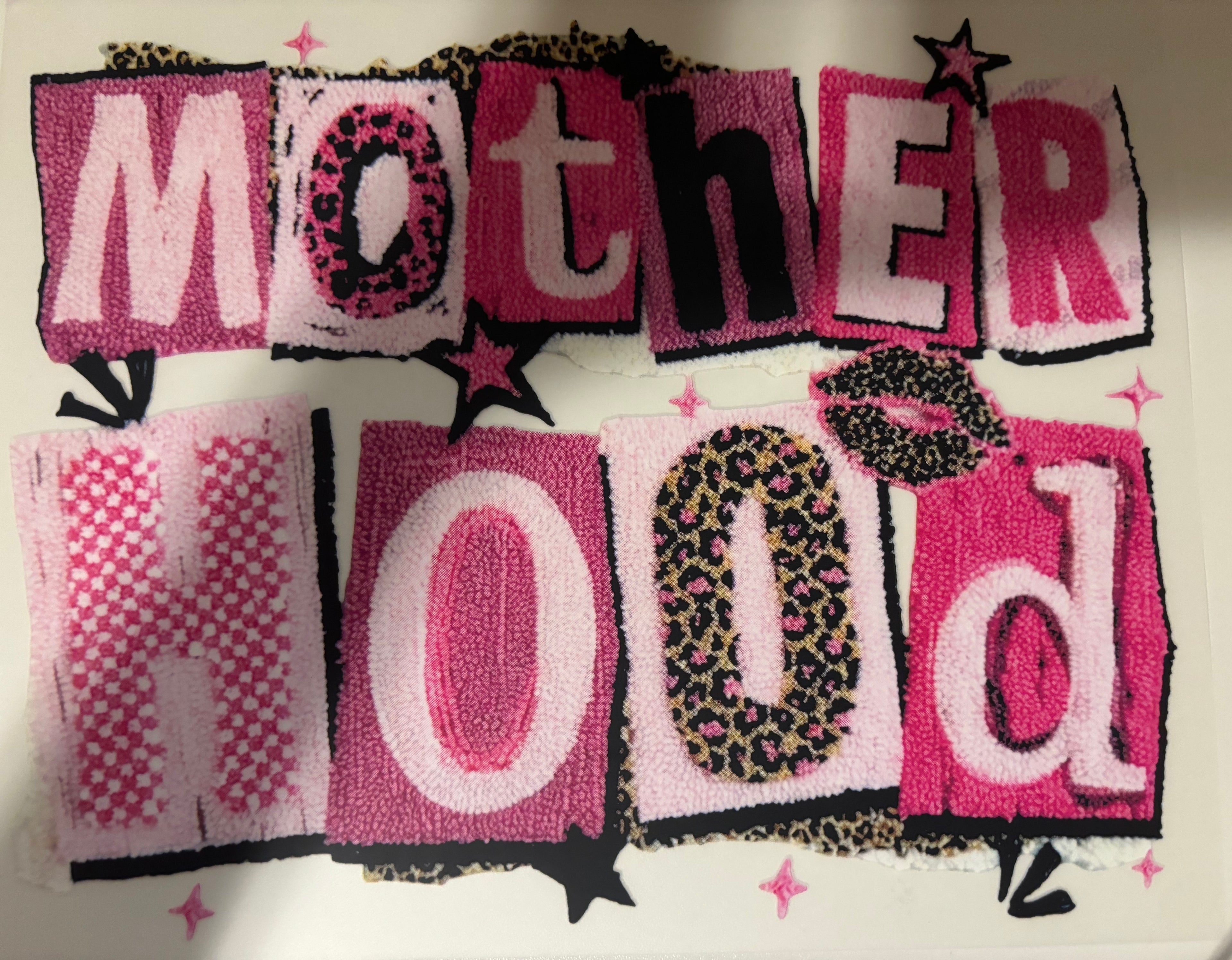 Faux Yawn Motherhood Tee Design