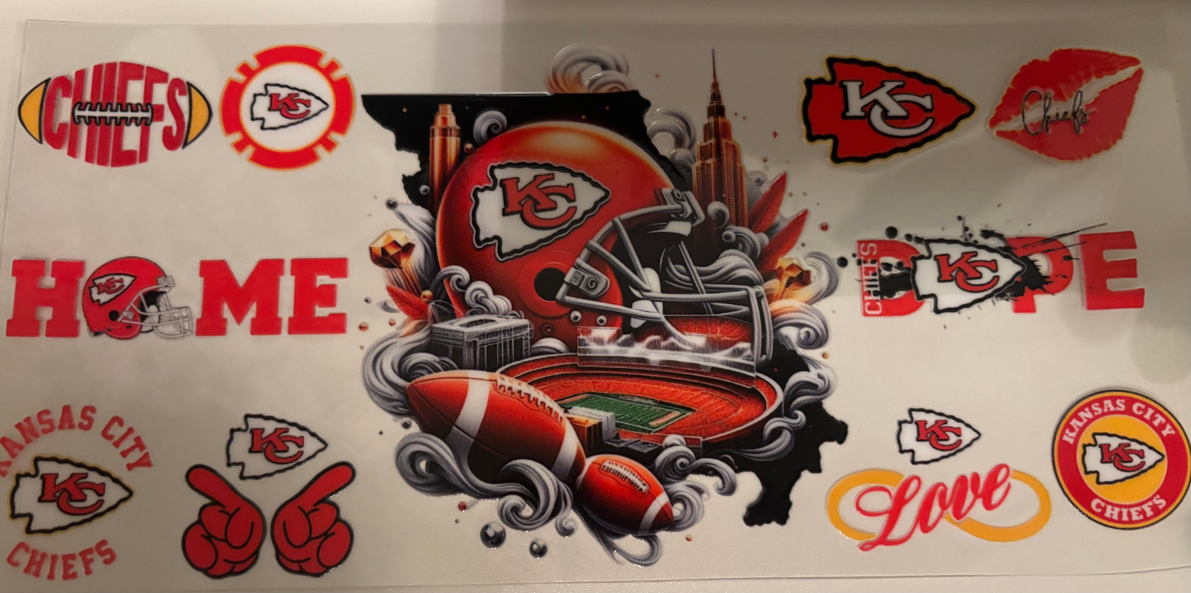 Chiefs Fb 16oz Cup Wrap