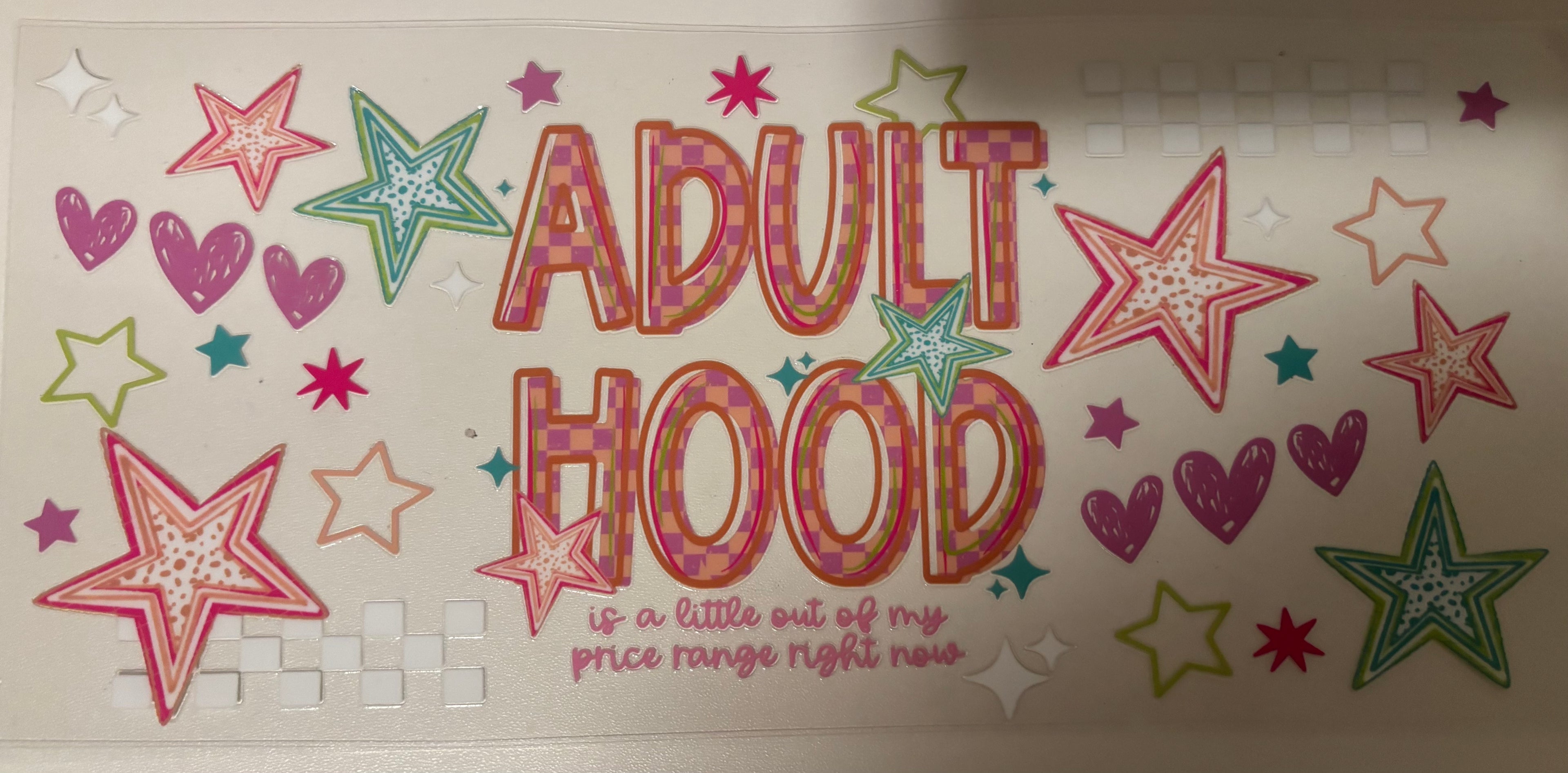 40 oz Adulthood is a little out of my price range right now wrap