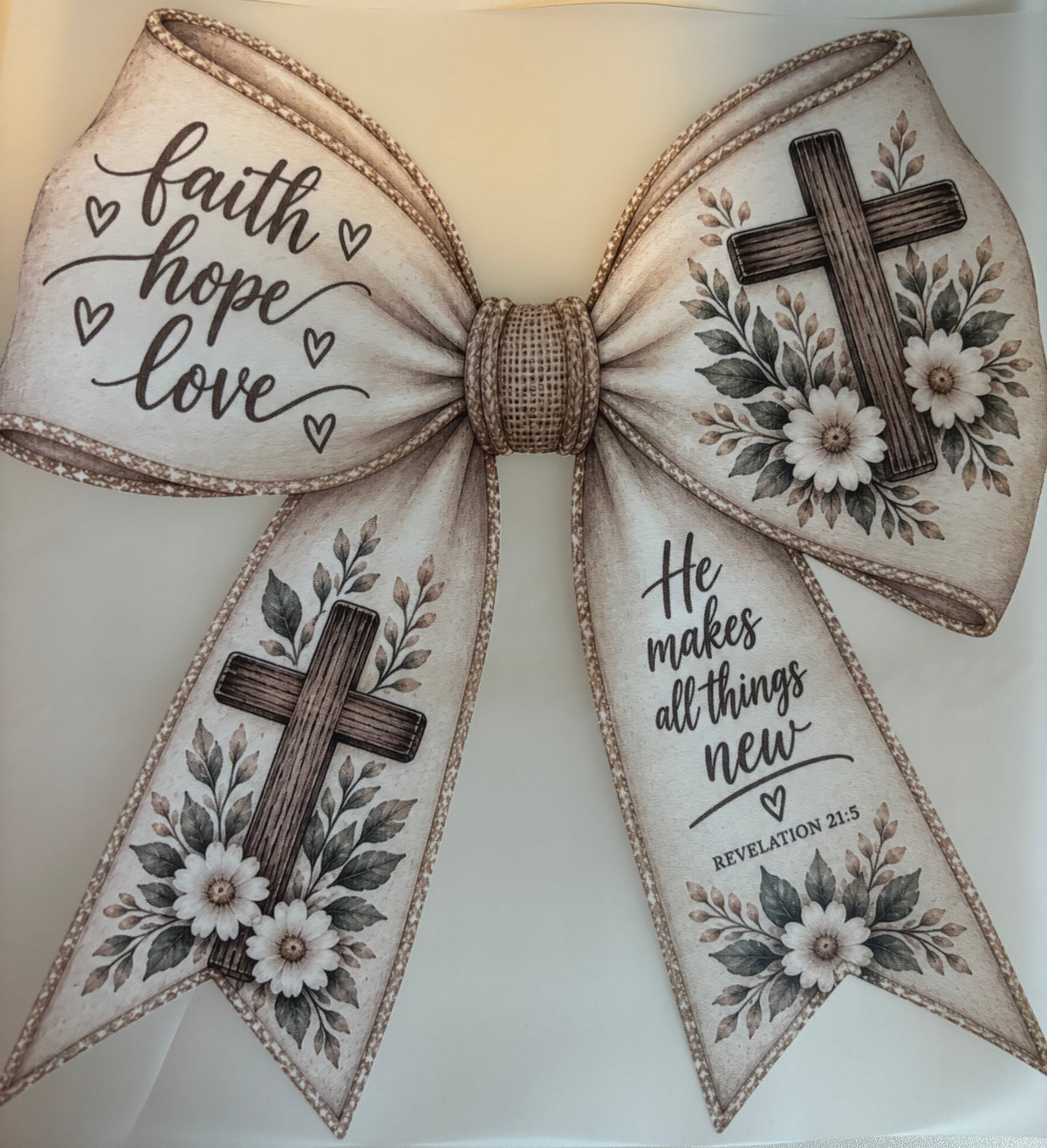 Faith Bow Tee Design