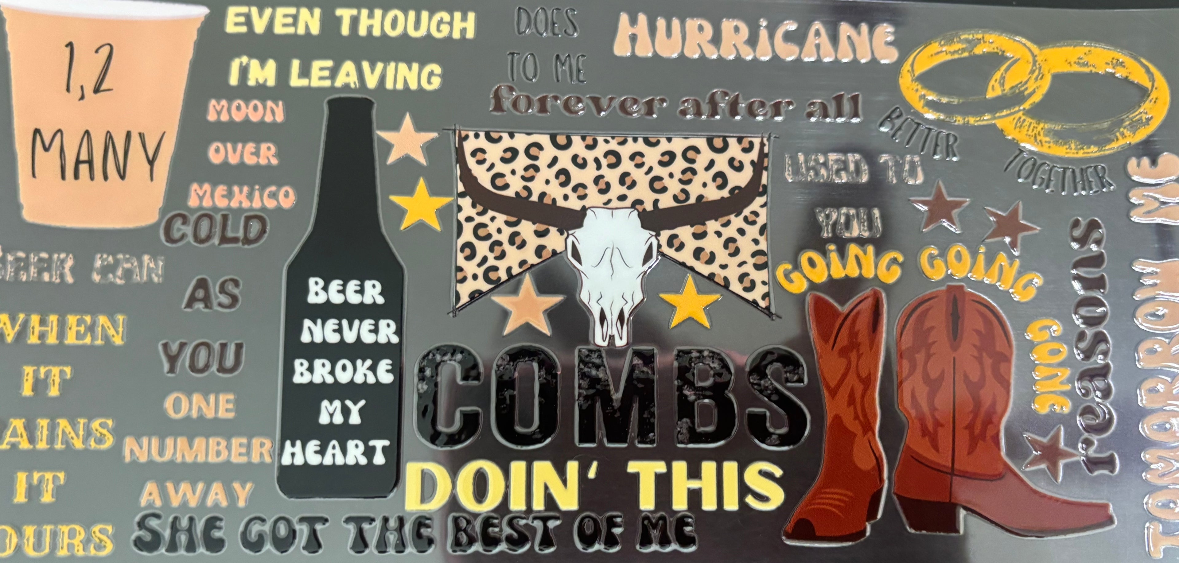 16 oz western combs