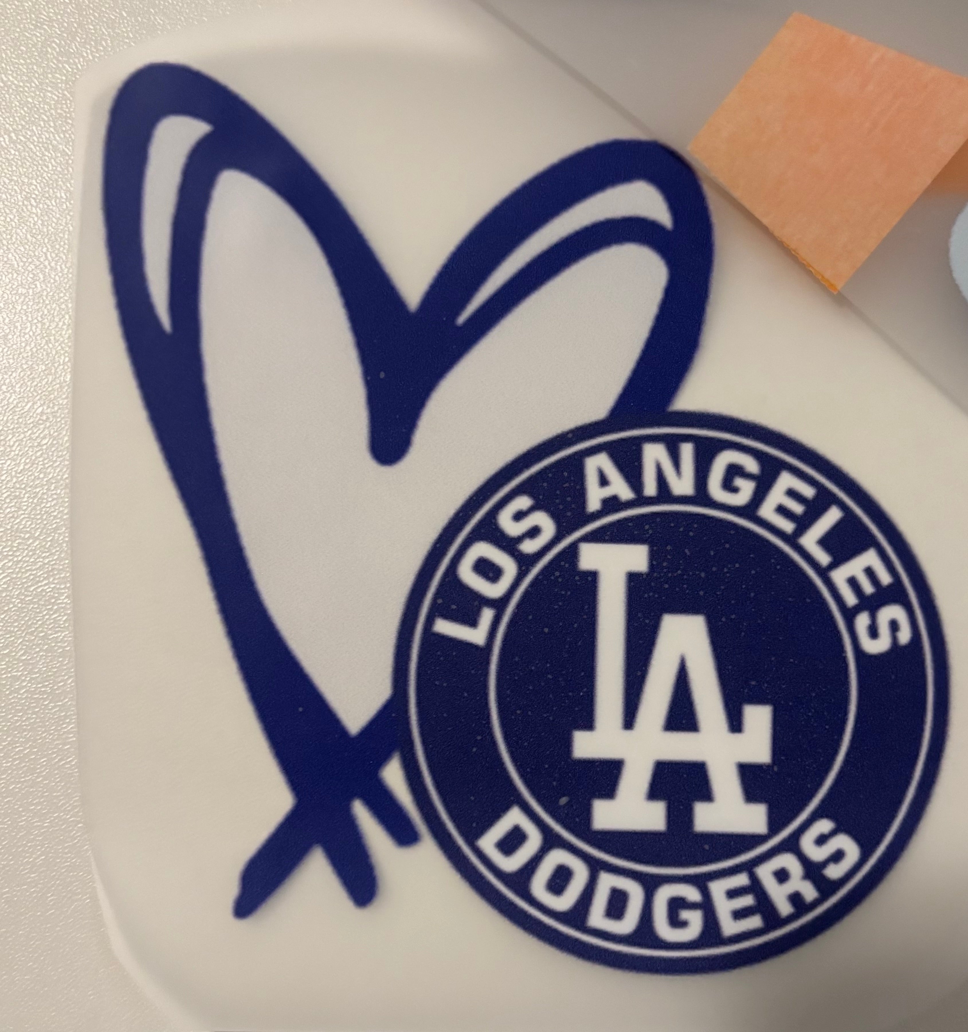 Pocket and back In my Dodgers Era Tee Design