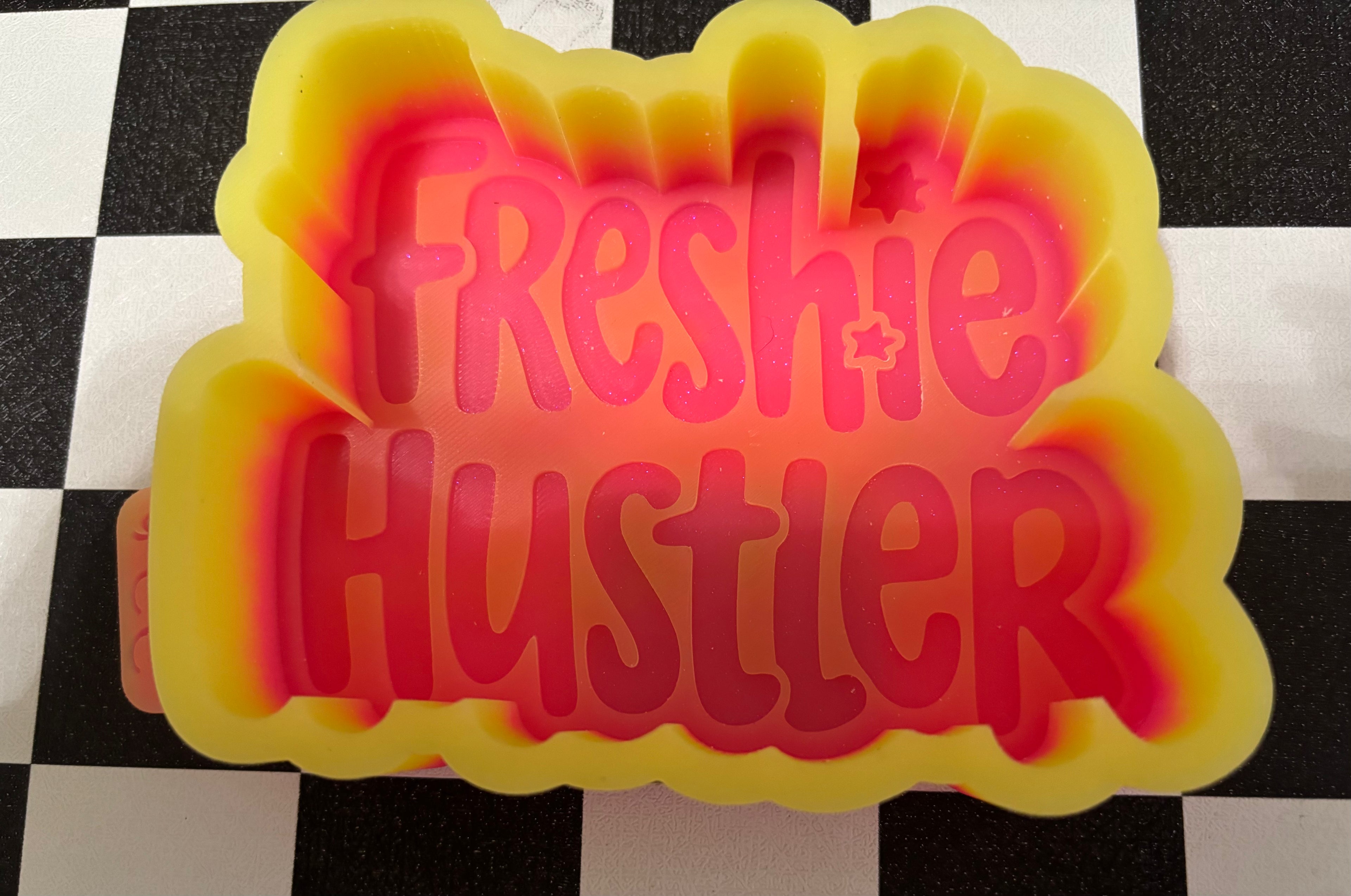 Custom freshie hustler freshie mold