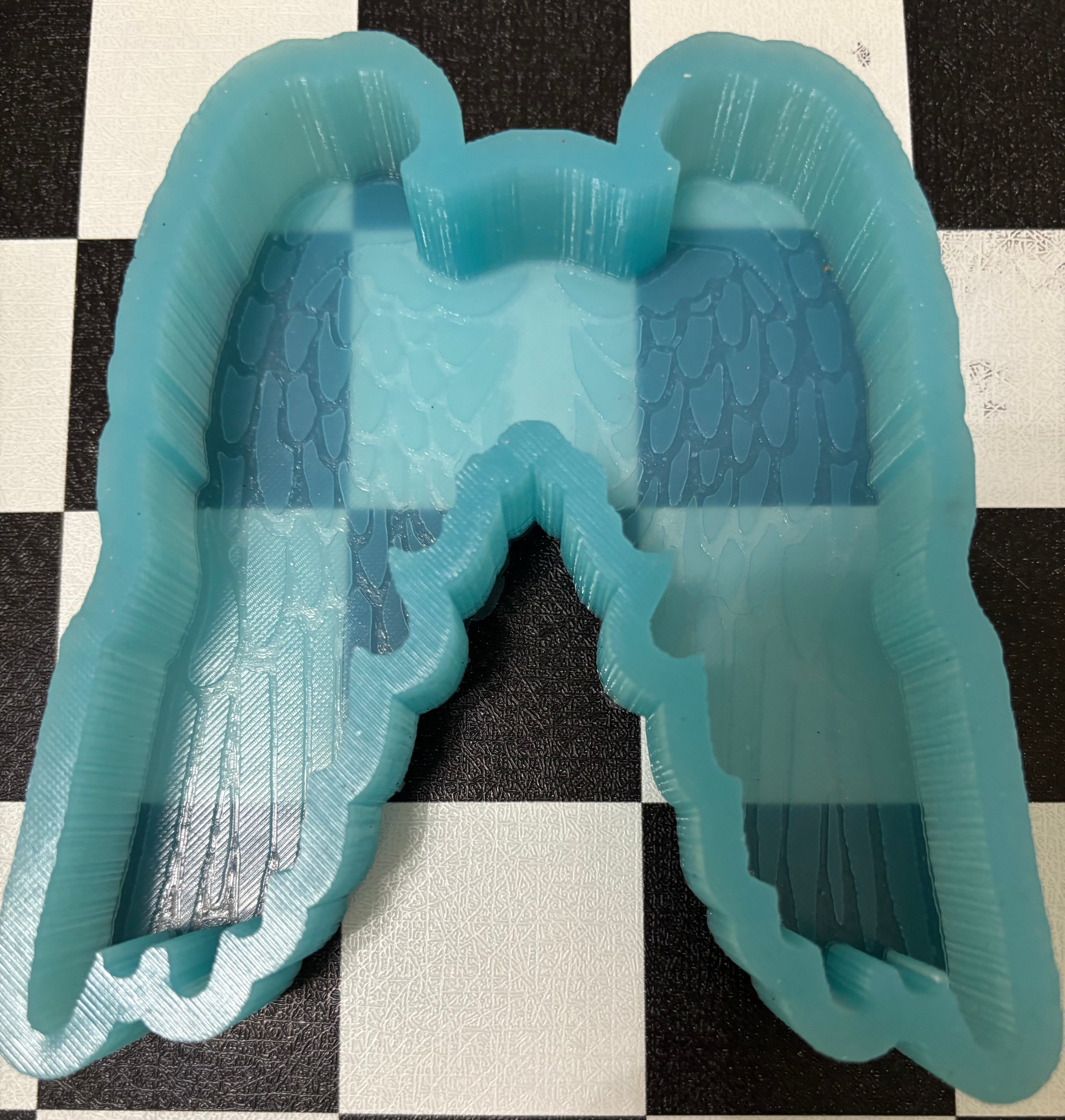 Custom angel wings freshie mold