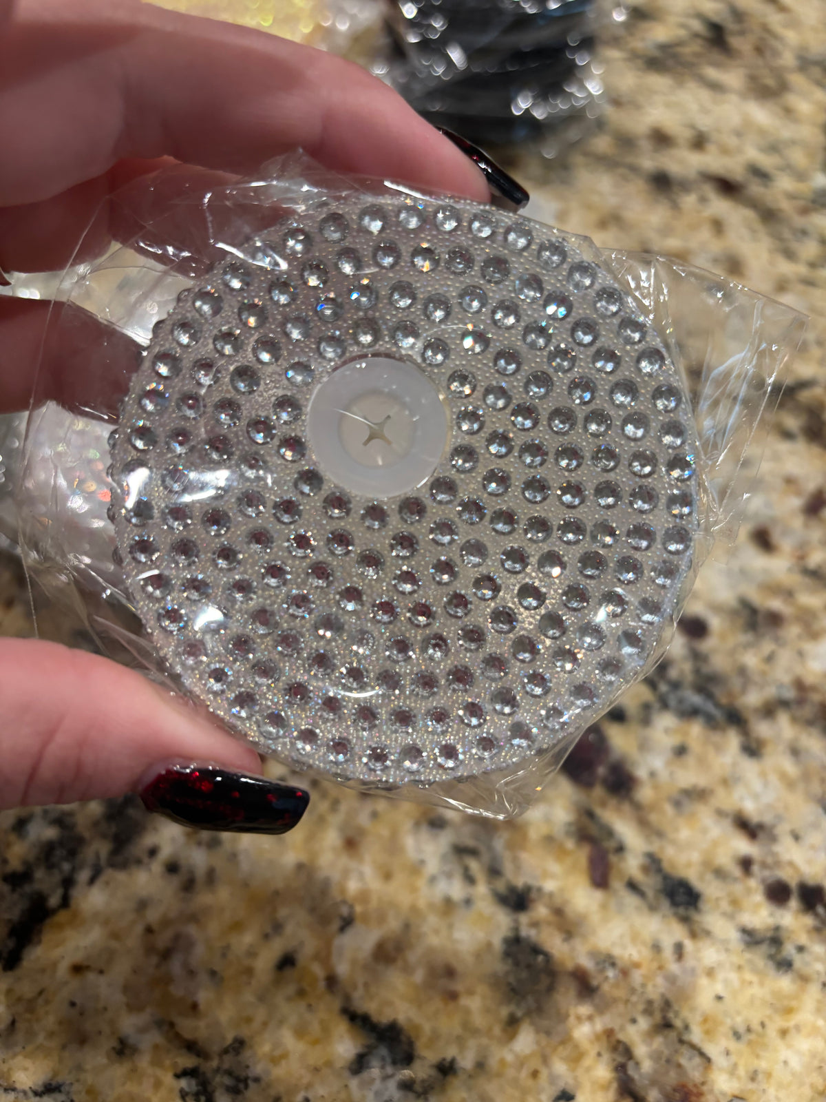 16/20 grey bling lid